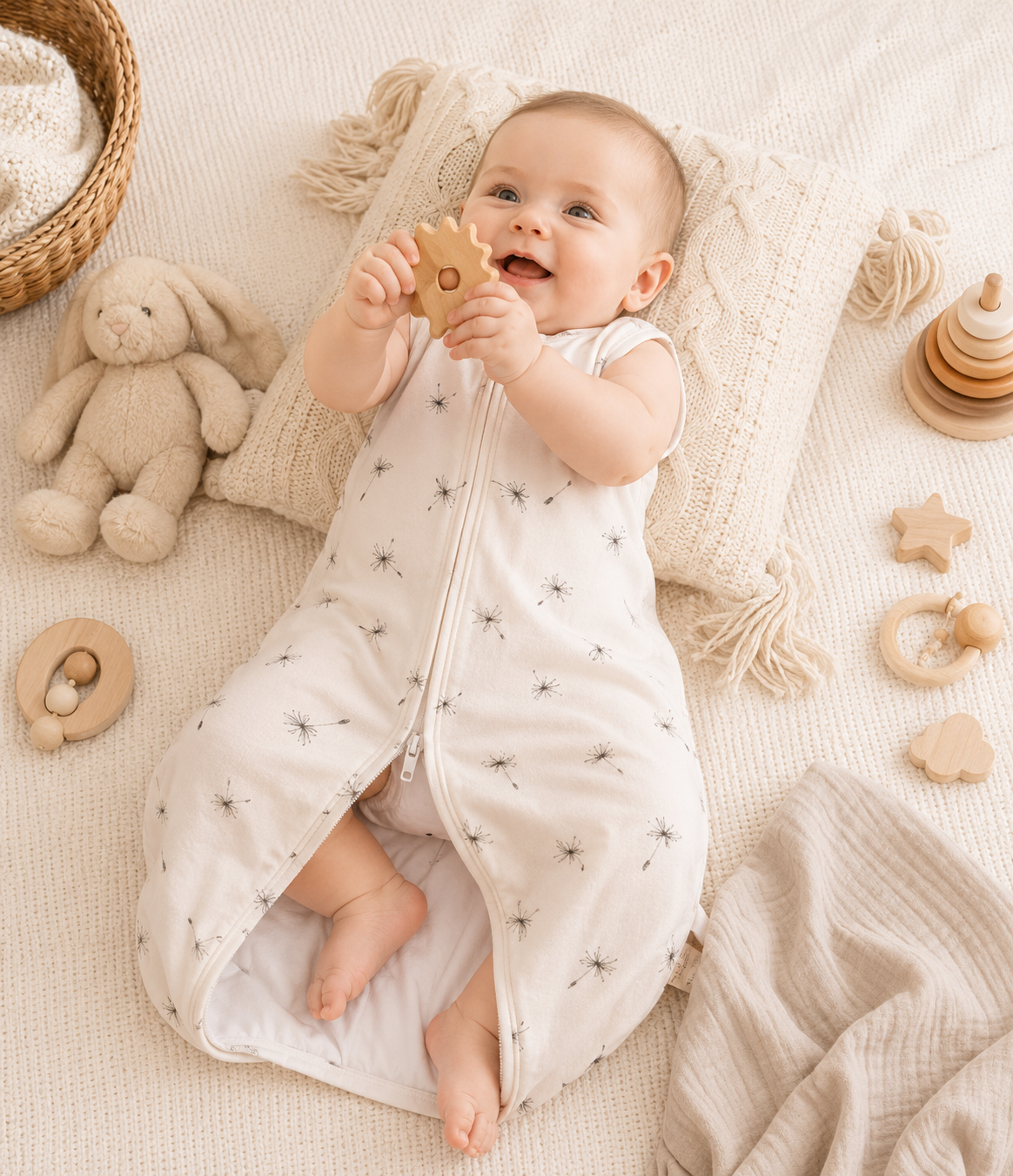 Gigoteuse bébé Banc Etoiles