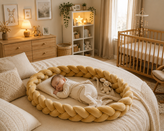 Bebe lit tresse Protecteur
