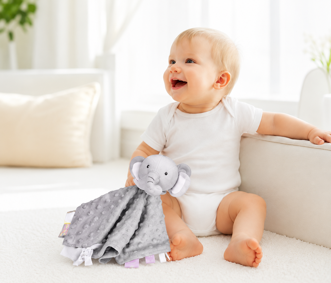 Doudou pour bébé  Doudoune