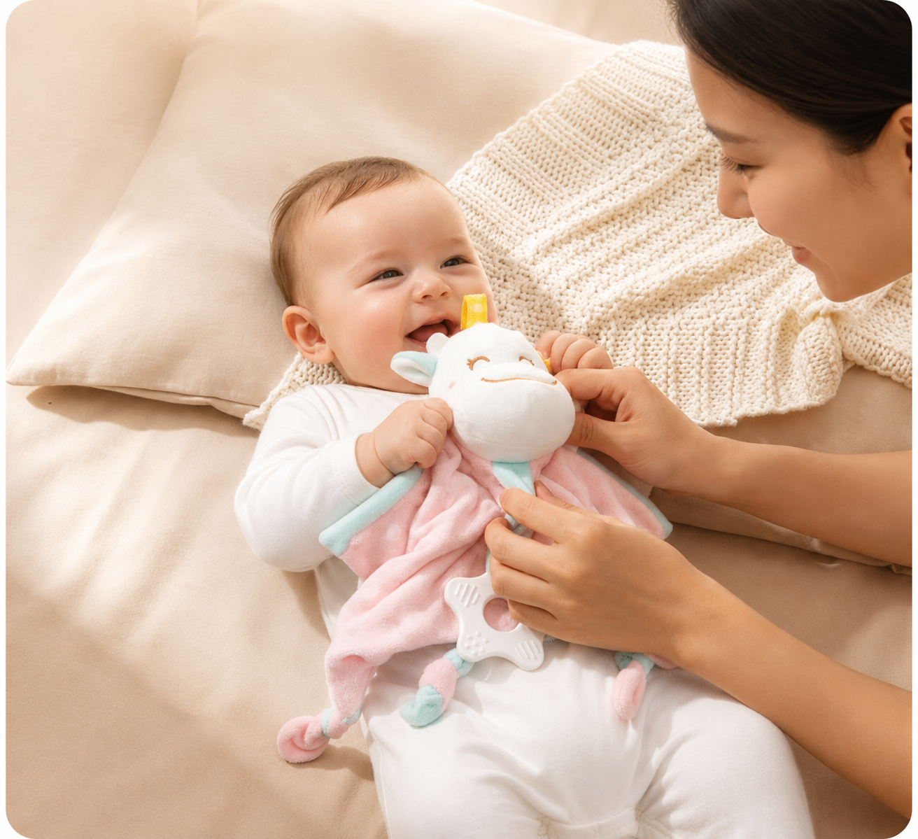 Douou pour bebe Blanc