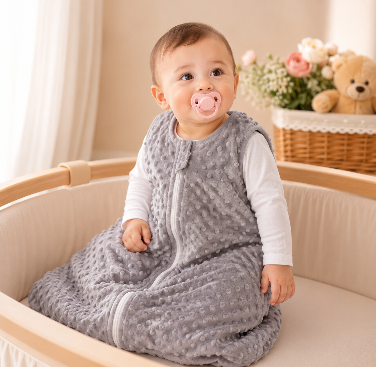Gigoteuse  bebe  Gris