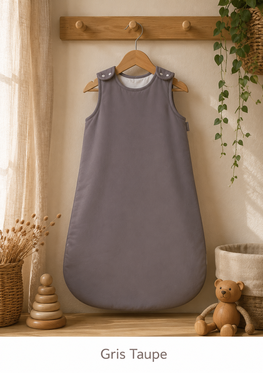 Gigoteuse Bébé  gris  Toupe