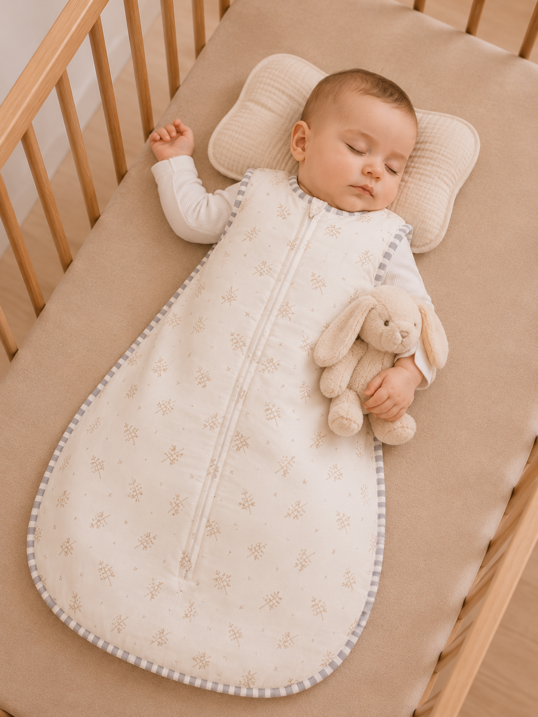 Gigoteuse ete bebe Flocons de neige