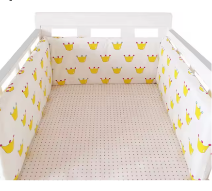 Tour de lit Bébé  jaune  Roi