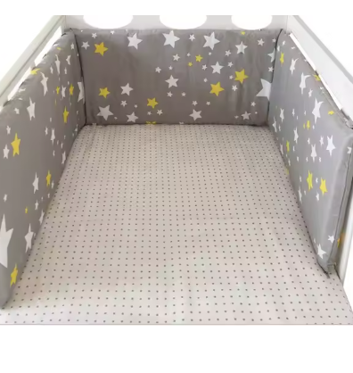 Tour de lit  pour  bébé Gris