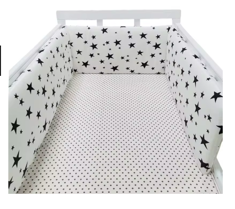 Tour de lit pour bebe étoilé