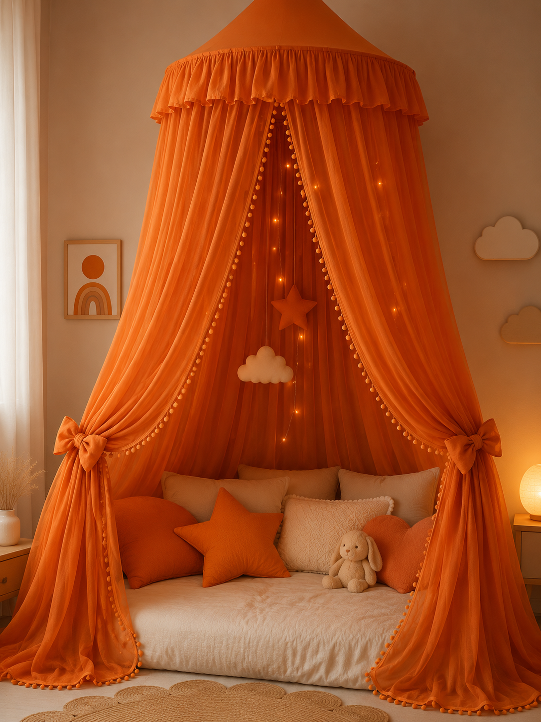 ciel  de  lit   Orange