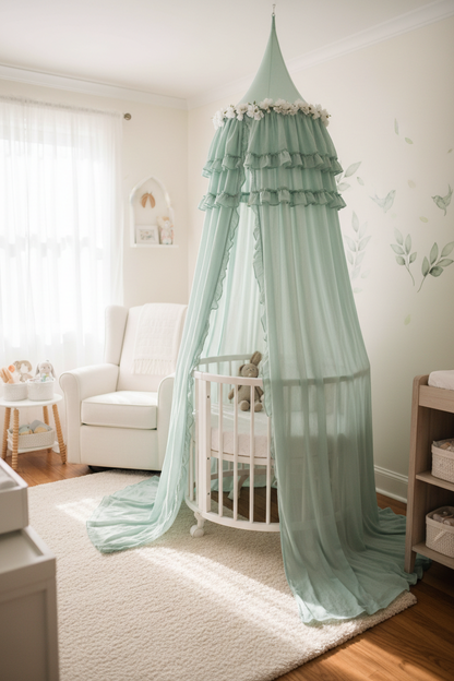 Ciel  de  lit bebe  Vert