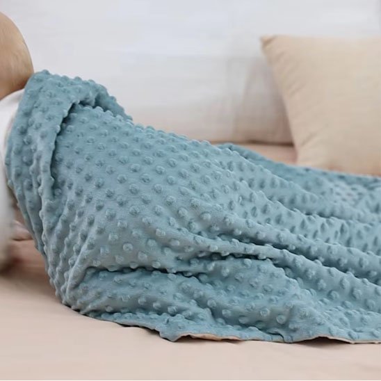 Couverture bébé  jeue 