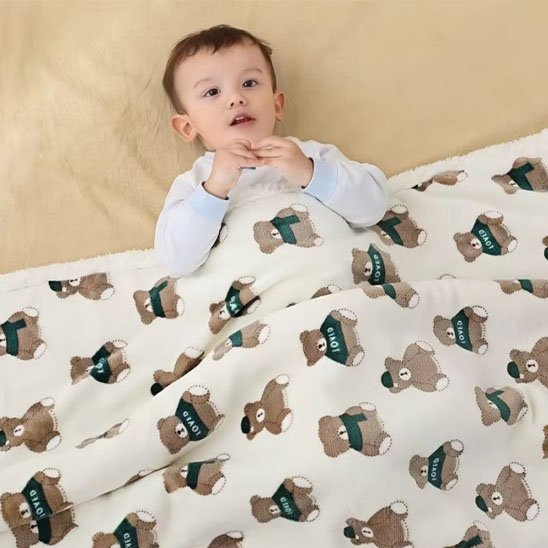 Couverture bébé  louse