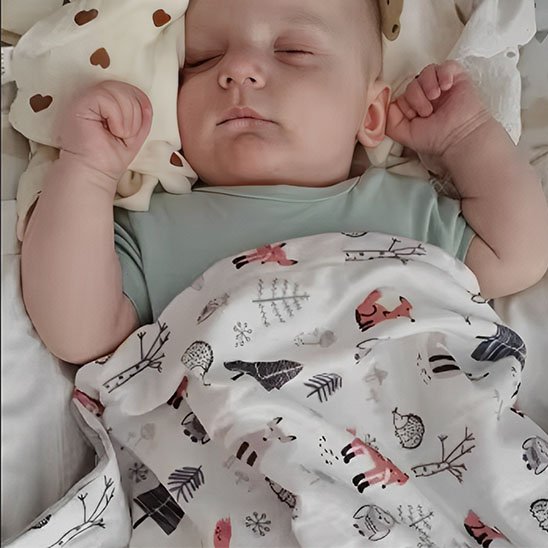 Couverture bébé  moncoeur 