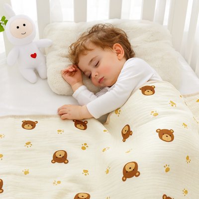 Couverture bébé   ourse