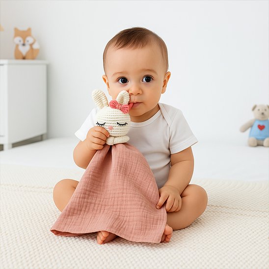 Doudou bébé  Beige
