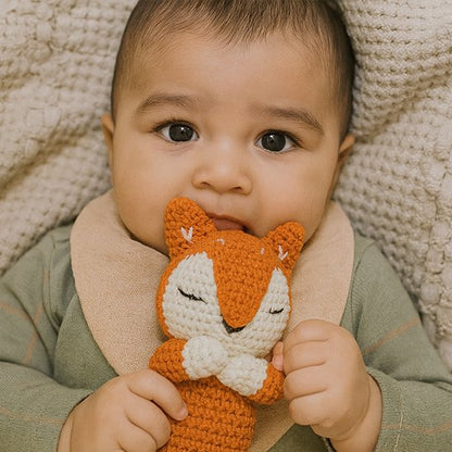 Doudou bebe  Orange