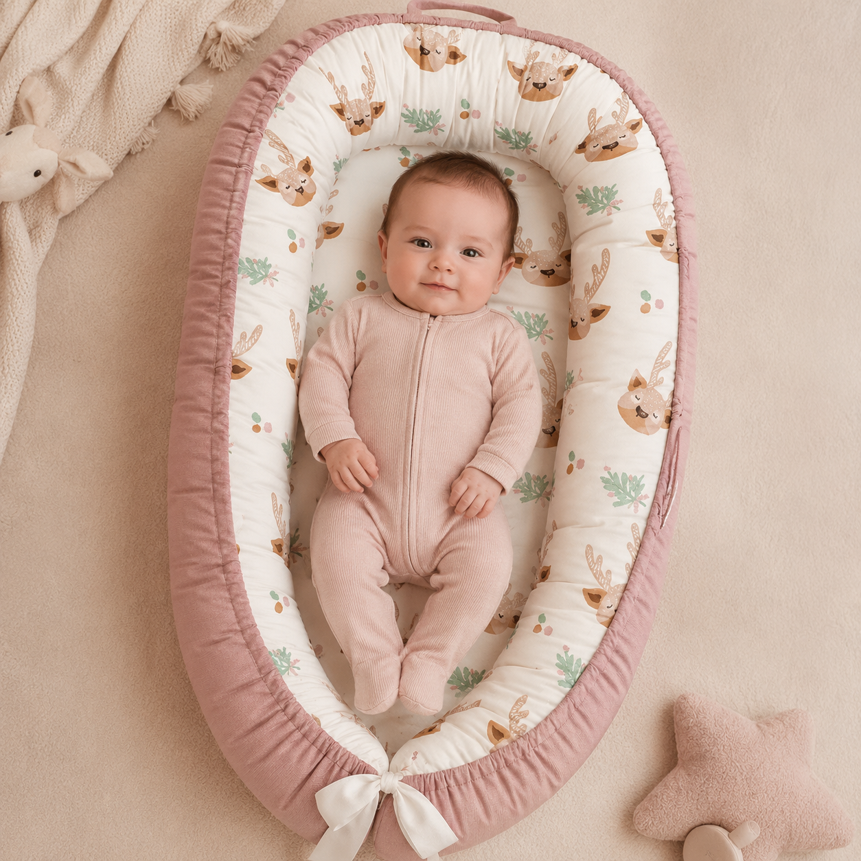 nid bebe rosepoudre