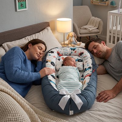 Reducteur de lit bebe  nuit