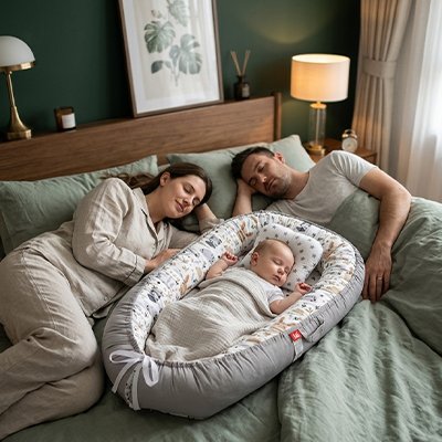 Reducteur de lit pour bebe  ciel 
