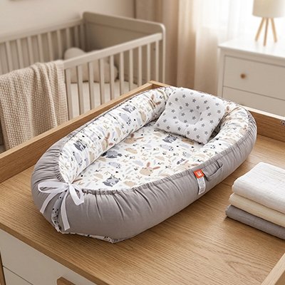 Reducteur de lit pour bebe  sable