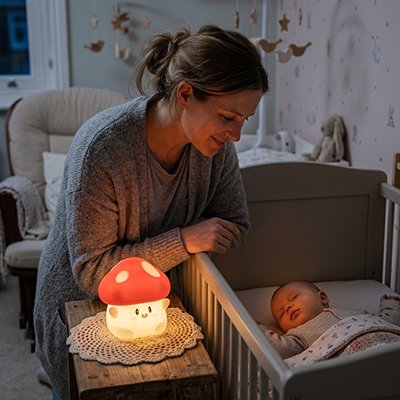Veilleuse bébé  bibi