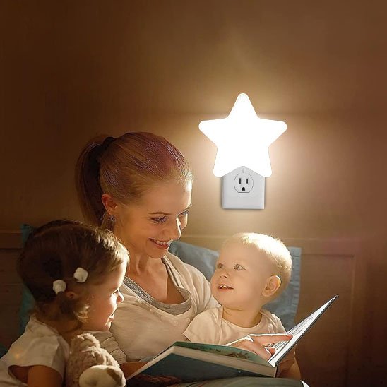Veilleuse bébé  blanc