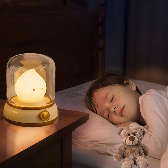 Veilleuse bébé   marron